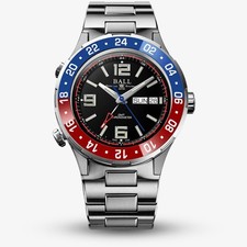 Image of BALL Mens Limited Edition Roadmaster Marine GMT Watch DG3000A-S4C-BK