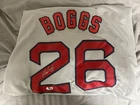 Wade Boggs Autographed Boston Baseball Jersey JSA Certified