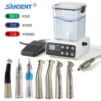 Dental Brushless LED Electric Micro Motor  F/Practice/ 1:5 /1:1 /1:4.2 Handpiece
