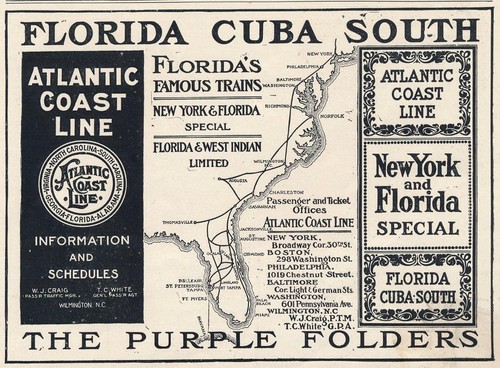 Magazine Ad - 1906 - Atlantic Coast Line Railroad - Florida, Cuba, South