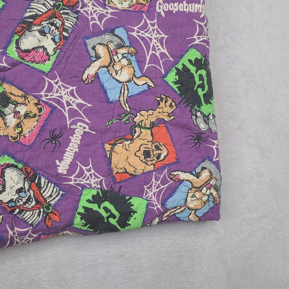 Vintage Goosebumps Comforter Heavy Blanket 84" x 48"  Retro Nostalgic 90s 1997 - Image 3 of 4