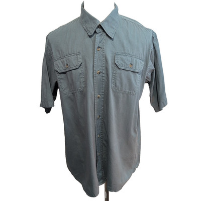 Wrangler Shirt Kurzarm hellgrün uni Größe XL zwei Taschen