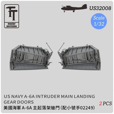 WULA MODELS US32008 1/32 US NAVY A-6A  Intruder Main Landing Gear Doors （2pcs）