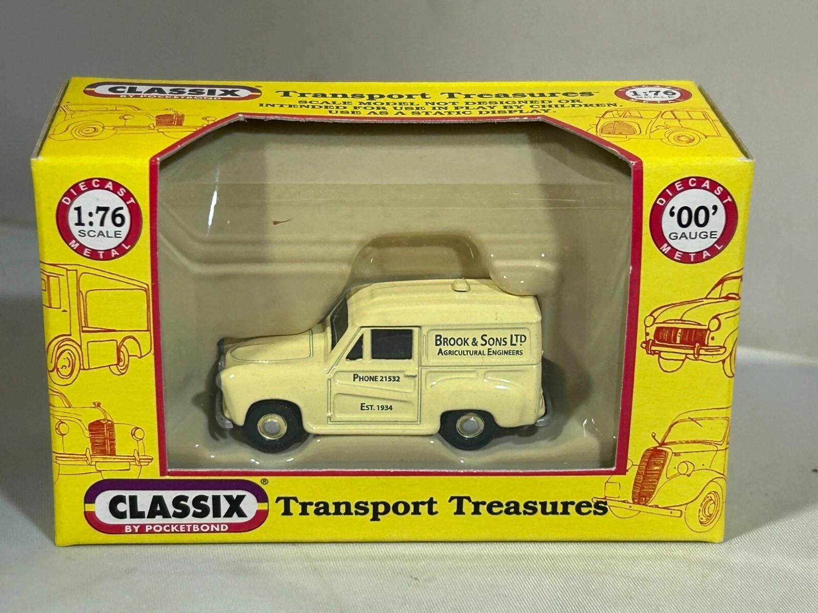 Classix EM76659 Austin A30 Van Brook Agricultural Engineers- Scale 1:75 Gauge 00