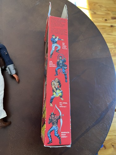 Mattel Big Jim P.A.C.K. Commander MIB New Wolfpack Whip Comic Book