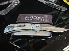 Elitedge Folding Pocket Knife 3.5 Inch Stainless Steel Blade