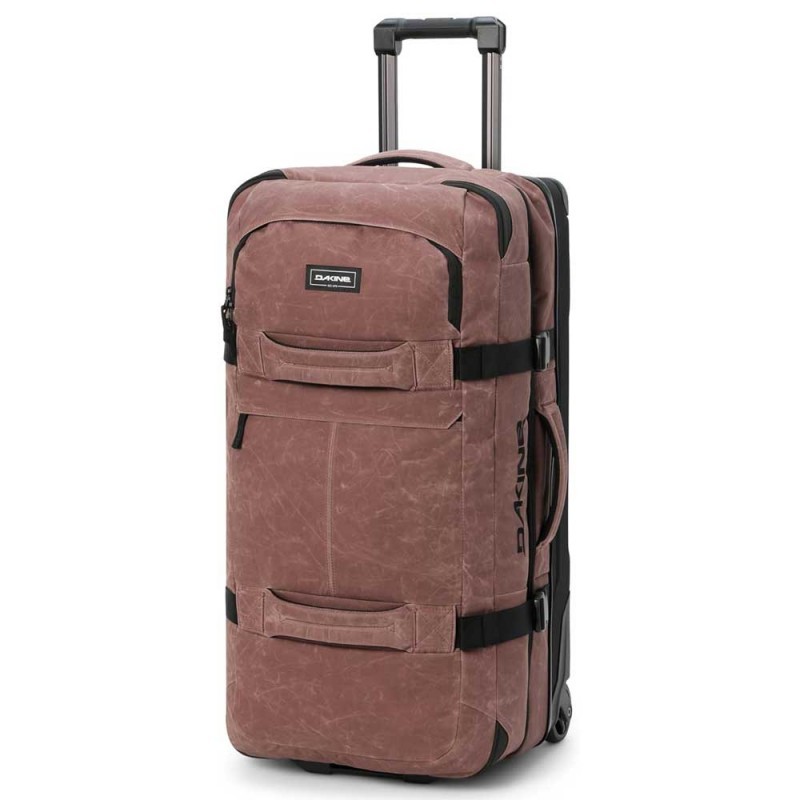 Dakine Split Roller 85L marron coated valise trolley grand format de voyage