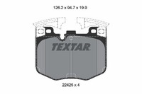 Textar Bremsbelagsatz, Scheibenbremse 2242501 FüR Alpina BMW Toyota