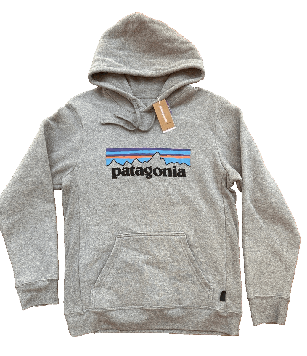 Patagonia P-6 Logo Uprisal Hoodie Gravel Heather Gray Men's