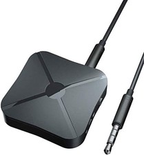 Bluetooth 5.0 Adapter Transmitter Receiver 2in1 Wireless 3.5mm AUX aptX Low L...