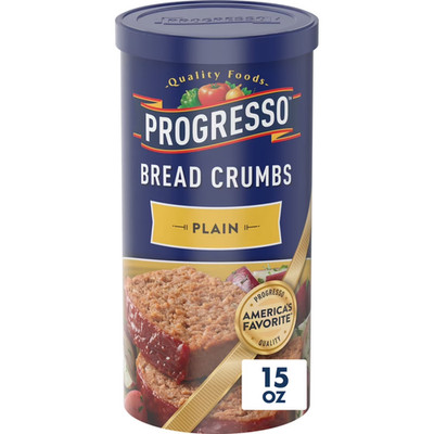 Progresso, Bread Crumbs, Plain, Cooking Ingredient 15 oz - FREE SHIPPING