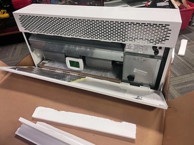 QMARK Cabinet Enclosure Unit Heater with BMS, Fan Forced, 10 kW, 480V AC, 3 Ph