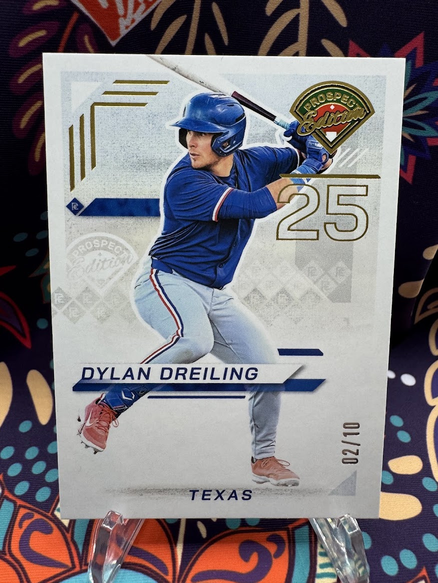 Dylan Dreiling - #02/10 - GOLD FOIL - 2025 Panini Prospect Edition - 41