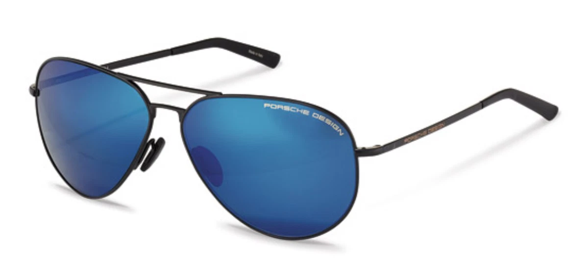 Lunettes De Soleil Porsche Design P'8963 C775 - Bleu/Noir - Taille 61/14/145 - Homme - Neuf Avec étiquettes