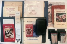 Texas Instruments SR-52 Programmable Calculator Manuals Program Cards Case More