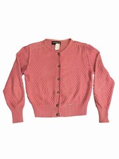 Vtg GEIGER Tyrol Sweater Womens 36 Cardigan Tyrol Boiled Wool Made in Austria
