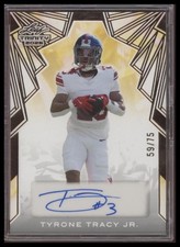 2025 Leaf Trinity - Auto Bronze #BA-TTJ Tyrone Tracy Jr. #/75