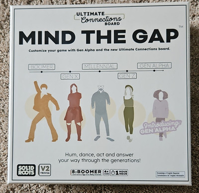 Solid Roots Mind The Gap Trivia Board Game Ultimate Connections Board