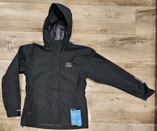 NEW Helly Hansen Uline Seven Jacket Black Hoo...