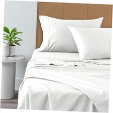 Pure 100 Cotton Sheets Size, 800 Thread Count Long Staple Cotton Full White