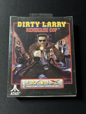 Brand New Sealed Hangar Dirty Larry Renegade Cop 1992 Atari Lynx!!!