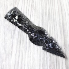 1 Obsidian Ornamental Tomahawk Head 1258 Axe Hatchet Ax