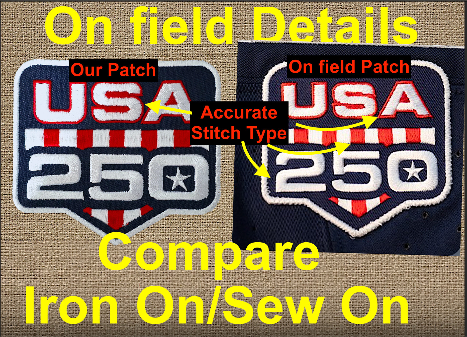 Usa 250 Patch Football Jersey Patch Super Bowl Patch Read On Field Details
