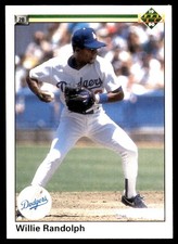 Willie Randolph 1990 Upper Deck #183 Dodgers MLB READ FREE SHIPPING AutographDen
