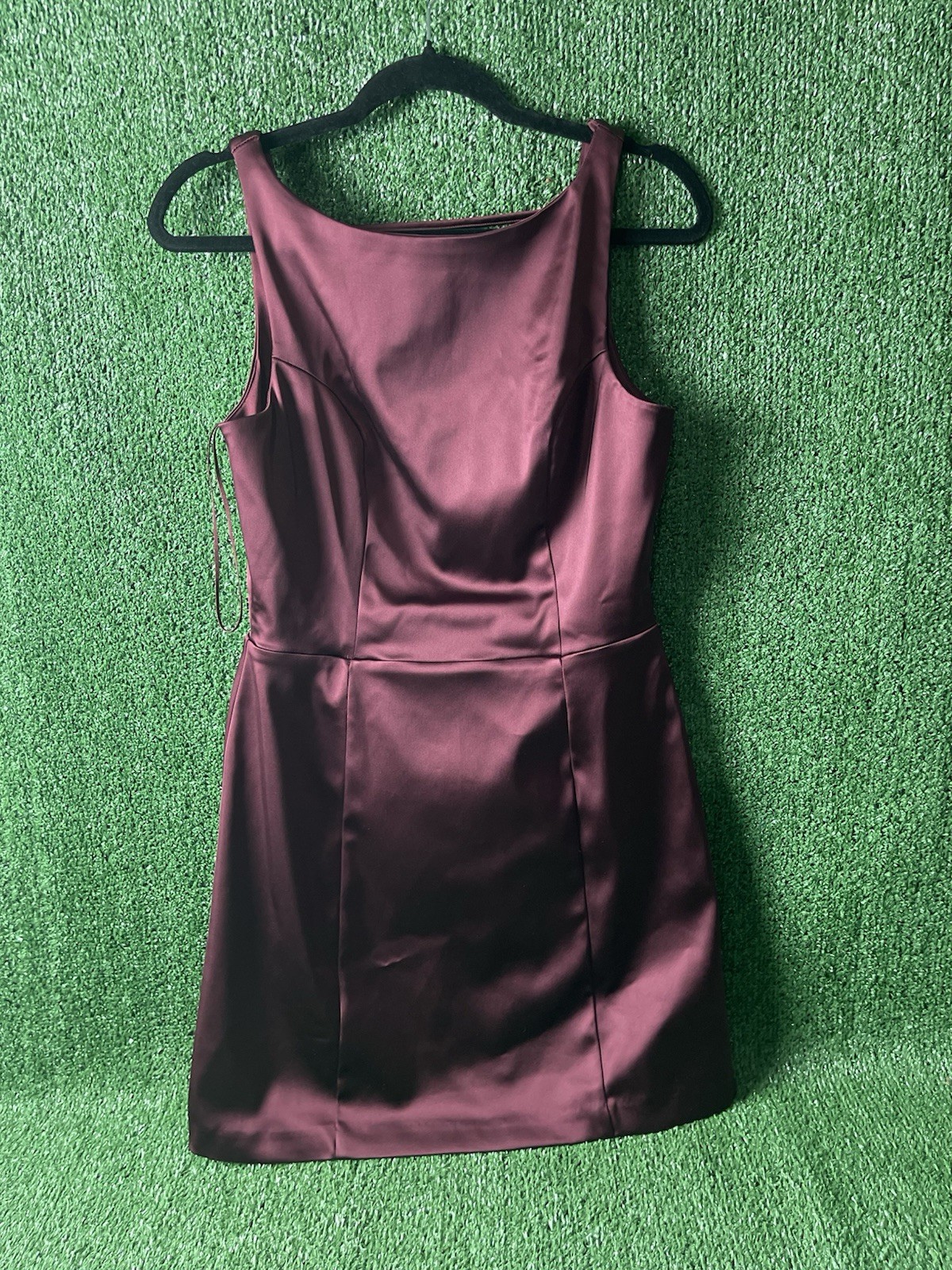 Abercrombie And Fitch Mini Burgundy Dress Womens Medium
