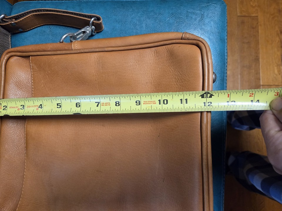 Computer Check Out Piel Leather ~ Leather Computer Bag / Backpack | eBay