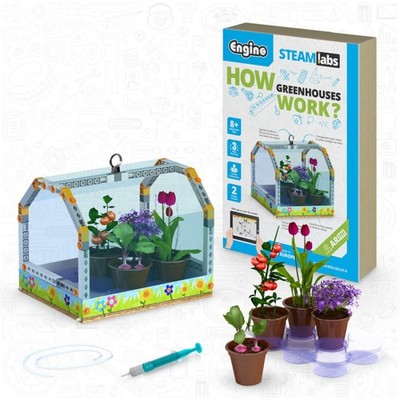 Engino Steam Labs How Greenhouses Work Steam Toys For Ages 8 Building Kit Toys
