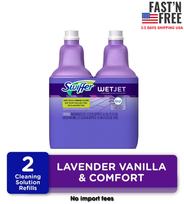 #ad Swiffer Wet Jet Mop Refill Solution Wood Laminate 42.2 fl oz 2 Pack $16.78