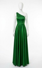 Jovani One Shoulder Satin Gown Size 4