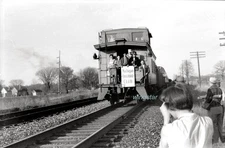 MICHIGAN RAILROAD CLUB 1950s Grand Trunk Western RR Train Old Photo Negative