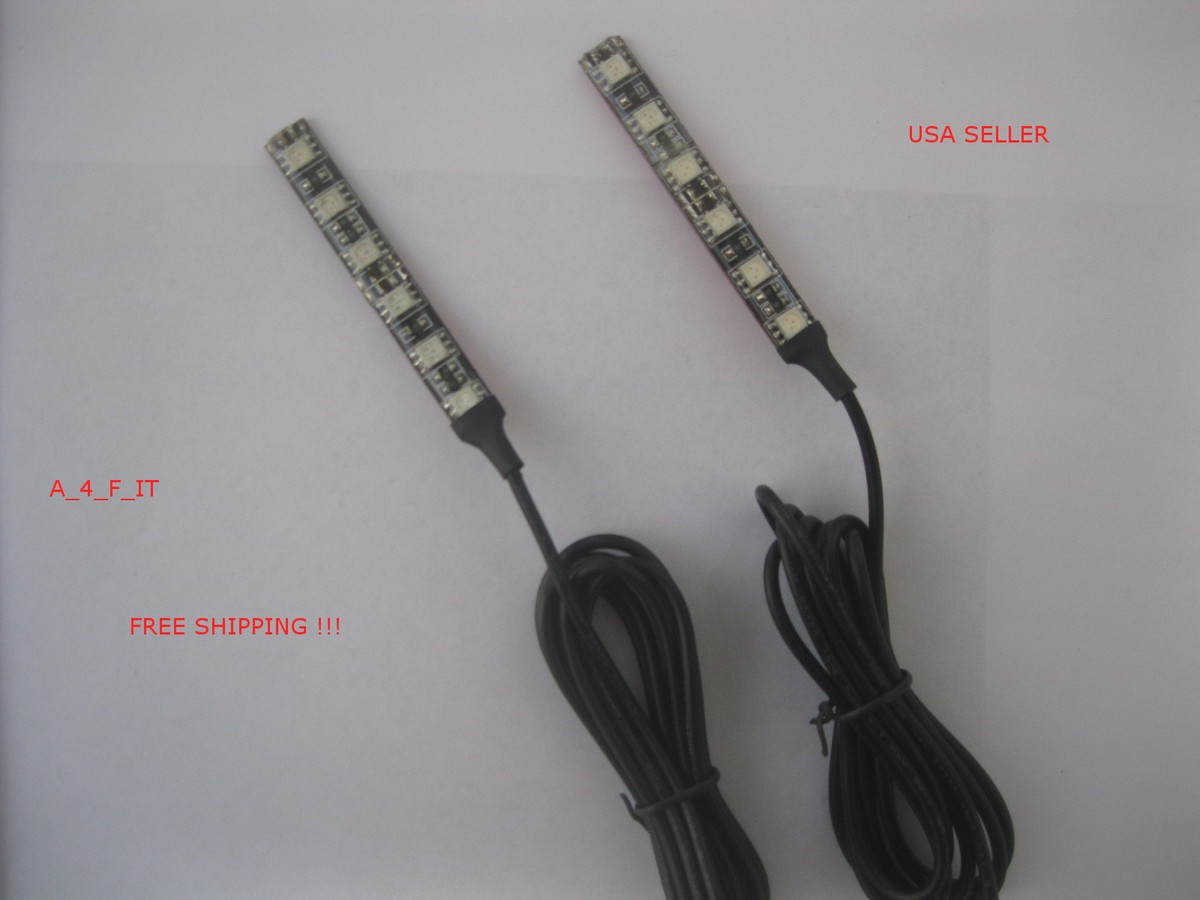 KAWASAKI ZX NINJA LED LIGHT BAR RED LENS BRAKE/TURN SIGNAL LIGHTS