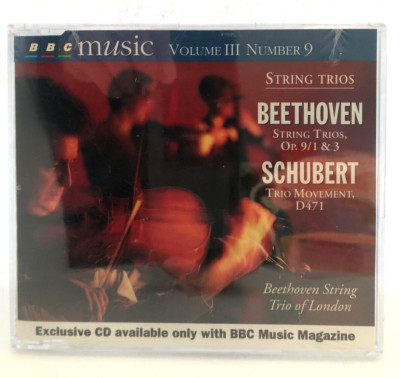 BBC MUSIC Beethoven String Trio of London Op 9 No 1 & 3 Schubert Trio Movement