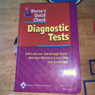 Nurse's Quick Check Ser.: Diagnostic Tests by Springhouse Publishing Company...
