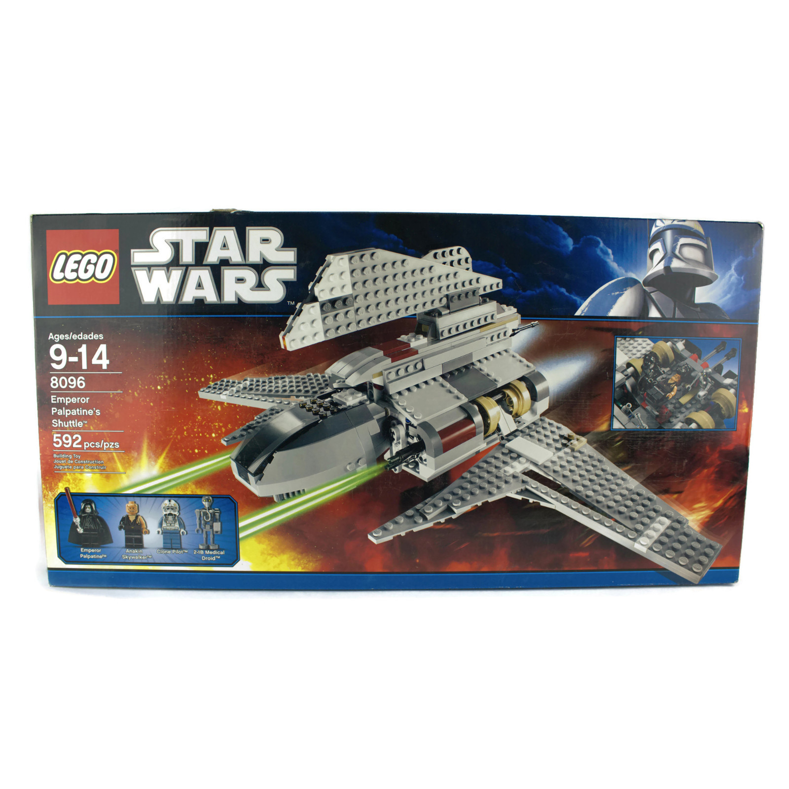 LEGO 8096 Star Wars EMPEROR PALPATINES SHUTTLE NEW SEALED 2010 Retirot LEGO 8096 Star Wars EMPEROR PALPATINES SHUTTLE NEW SEALED 2010 Retirot