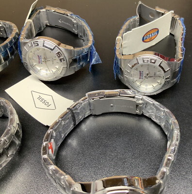 Fossil PR 5335 Silver Watch Swiss Movement Strap Thailand