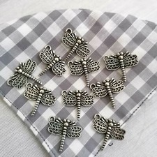 50 Dragonfly Charms Tibetan Silber 20x22mm Crafts Jewellery Making