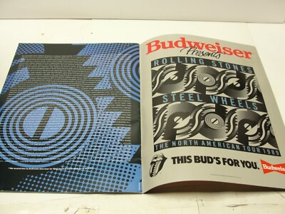 ROLLING STONES STEEL WHEELS NORTH AMERICAN TOUR 1989 TOUR