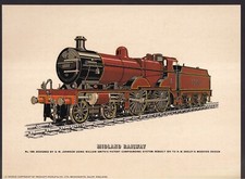 Vintage  Prescott-Pickup & Co. Railway Train Print 9.5" x 7" - Choose (L2)