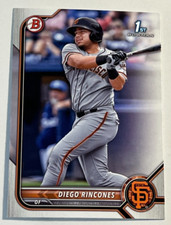 2022 Bowman Baseball 1st Bowman #BP-65 Diego Rincones San Francisco Giants