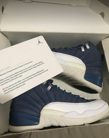 Jordan 12 indigo Size With Box
