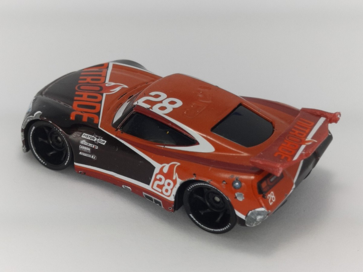 Disney Pixar Cars Tim Treadless #28 Nitroade 1:55 Scale Die-Cast