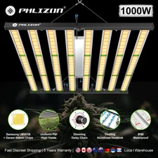 Phlizon FD8000 LED Grow Light W/Samsung LM301B Osram Diodes Dimmable 6.5*6.5FT