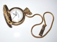 Vintage Camel 80th Anniversary Pocket Watch Gold Tone w/Fob