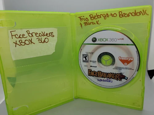 FaceBreaker (Microsoft Xbox 360, 2008) Fighting Game Disc Only TESTED