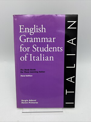 English Grammar for Students of Italian, 3rd Edition Adorni & Primorac