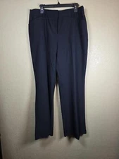 I.N.C. INTERNATIONAL CONCEPTS WOMENS MID-RISE BOOTCUT PANTS DEEP BLACK 16